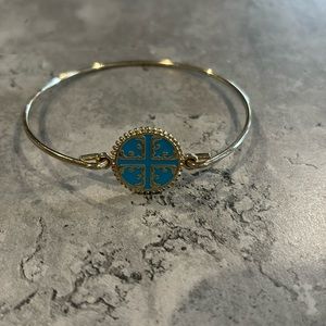 BOGO Tory Elegant Gold Tone & teal accent Bracelet